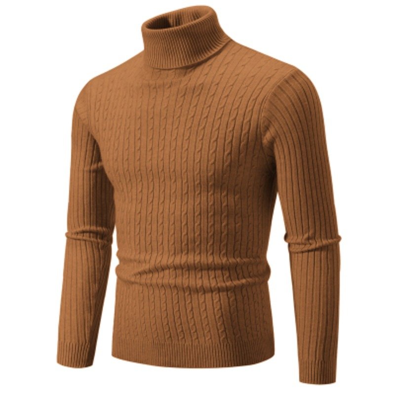 New Men's High Neck Sweater