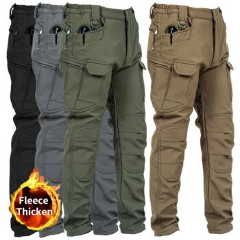 Men's Winter Pants Water Resistant Fleece Lined