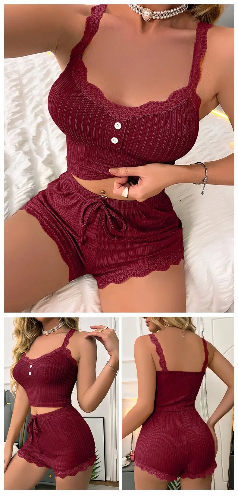 Women Pajama Sets Pijama Pajamas Woman Summer Set Sexy Women Pajama Sets Pijama Pajamas Woman Summer Set Sexy