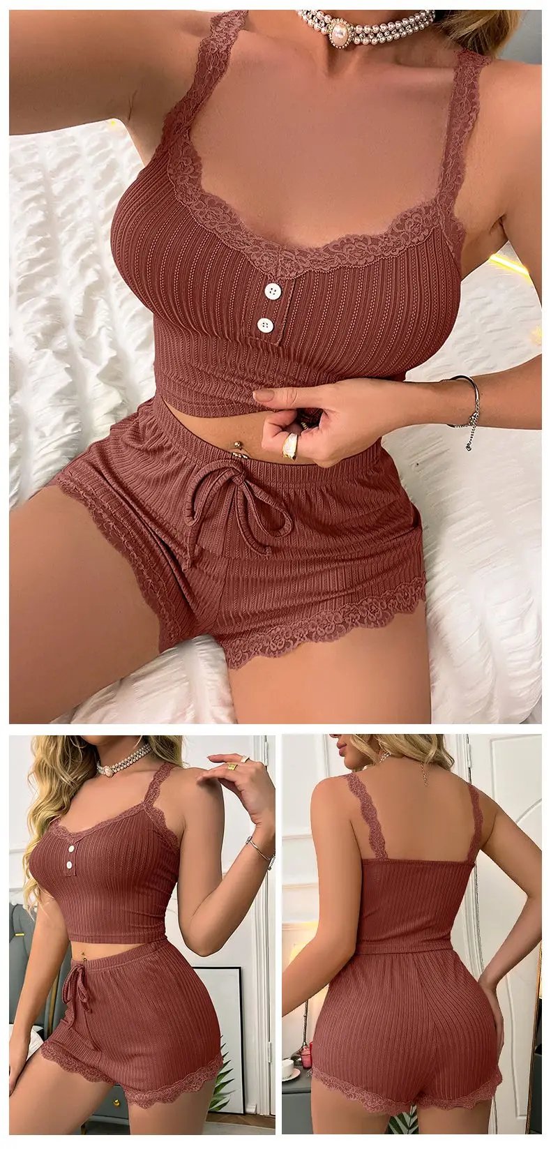 Women Pajama Sets Pijama Pajamas Woman Summer Set Sexy Women Pajama Sets Pijama Pajamas Woman Summer Set Sexy