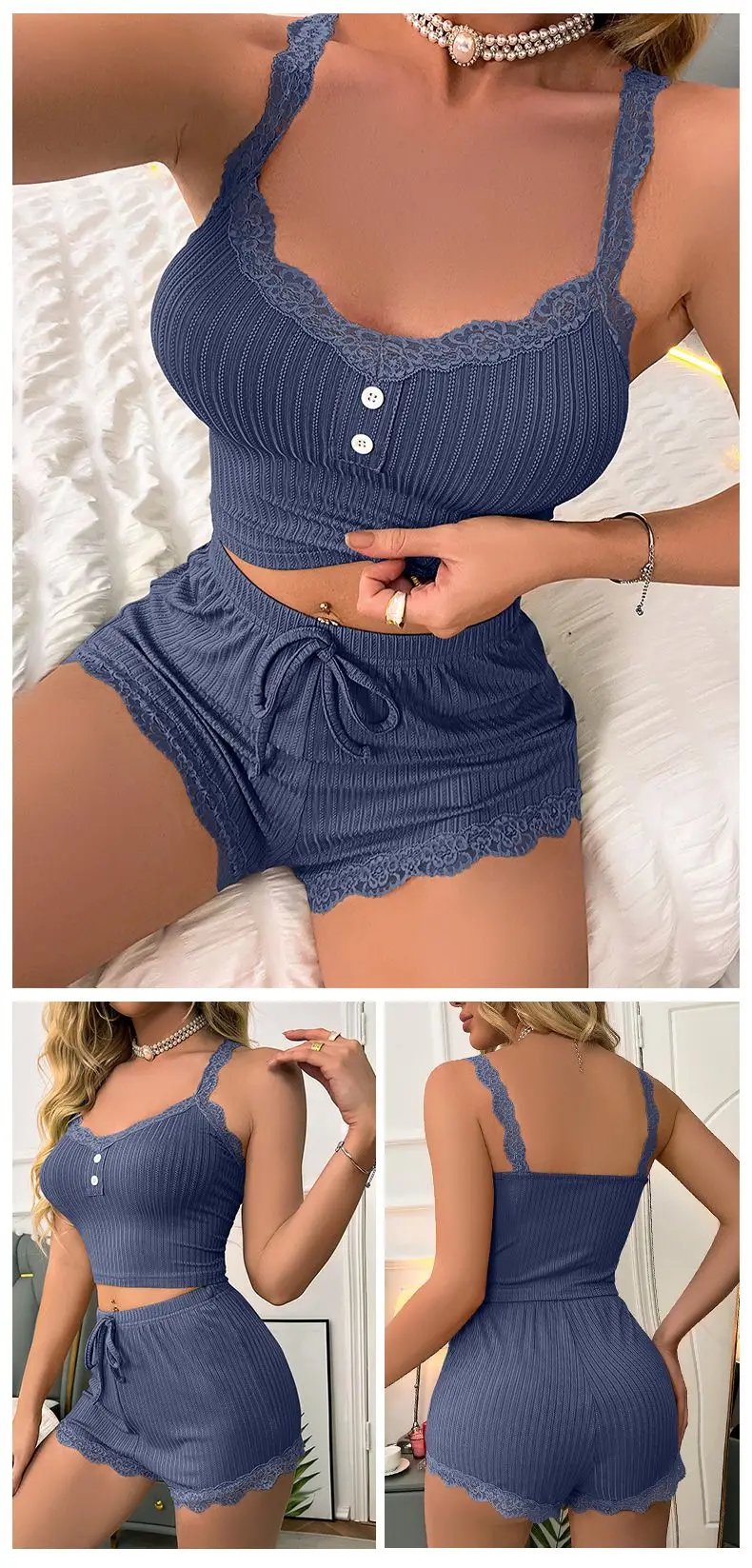 Women Pajama Sets Pijama Pajamas Woman Summer Set Sexy Women Pajama Sets Pijama Pajamas Woman Summer Set Sexy