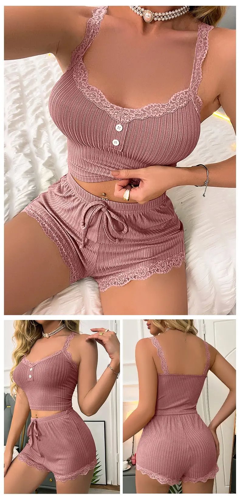 Women Pajama Sets Pijama Pajamas Woman Summer Set Sexy Women Pajama Sets Pijama Pajamas Woman Summer Set Sexy